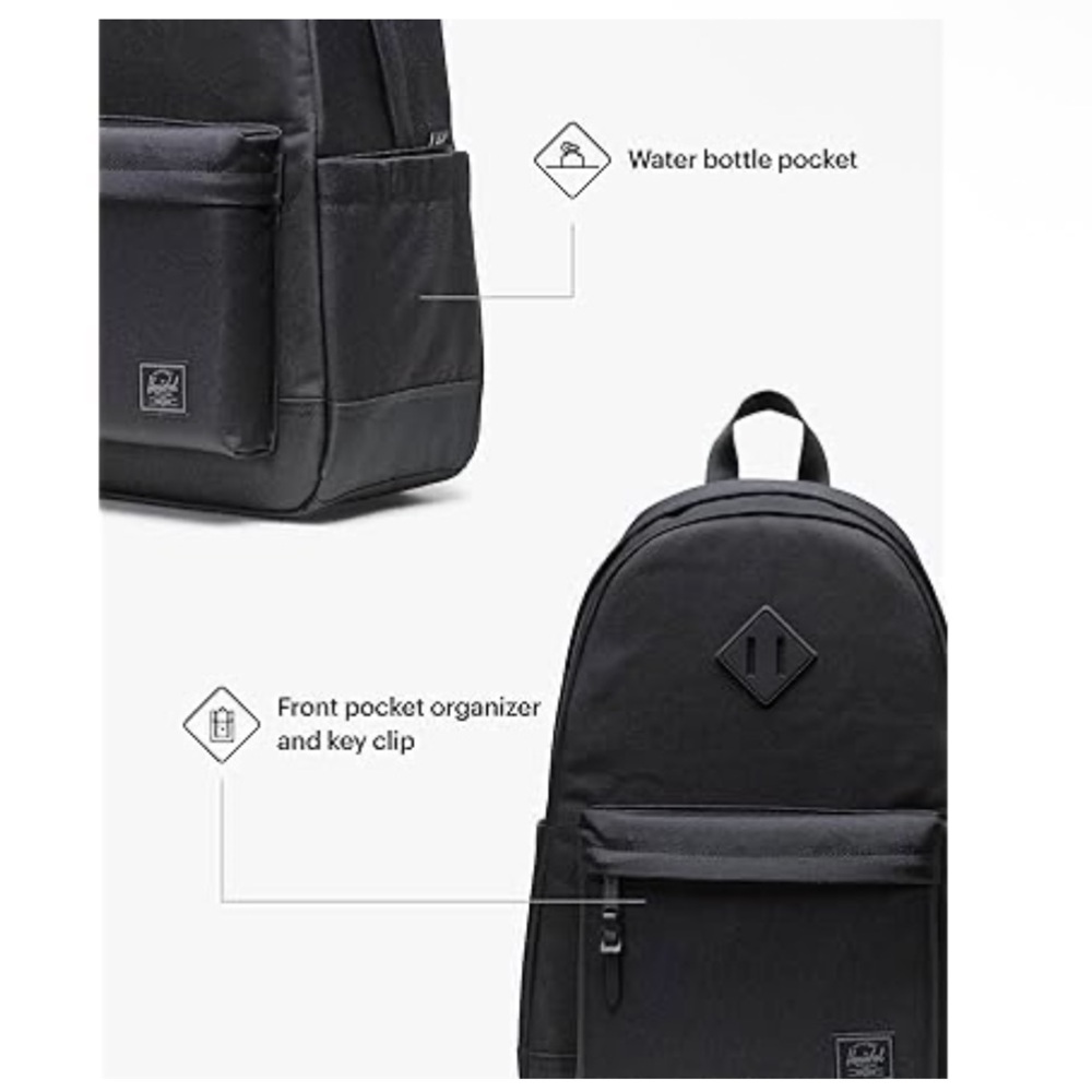 Herschel Supply Company Heritage Backpack - New with Tags - Picture 4 of 5